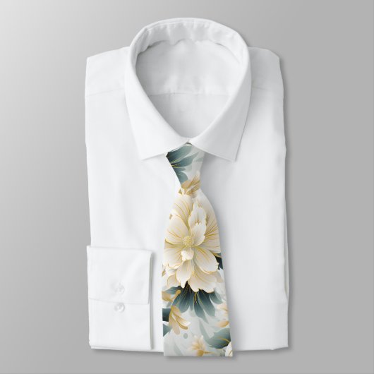 Een bruiloft bloemenserie ontwerp 7 stropdas (Gebonden)