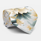 Een bruiloft bloemenserie ontwerp 7 stropdas (Opgerold)