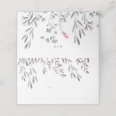 Een Bruiloft met Wilde Bloemen Plaatskaartje (Buitenkant ongevouwen)