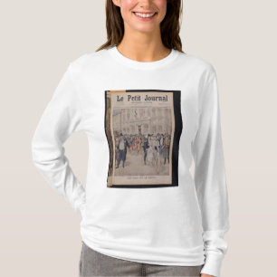 Een bruiloft op een fiets t-shirt