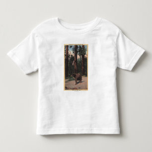 Een bruin Beer in de Bossen Kinder Shirts