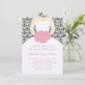 Een bruine bruidsschat Vrijgezellenfeest Kaart (Staand voorkant)