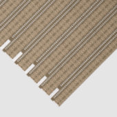 Een bruine en beige gestreepte achtergrond tissuepapier (Detail)