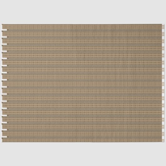 Een bruine en beige gestreepte achtergrond tissuepapier (Voorkant)