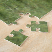 Een bruine Jersey koe in Summer Meadow puzzle Legpuzzel (Zijkant)