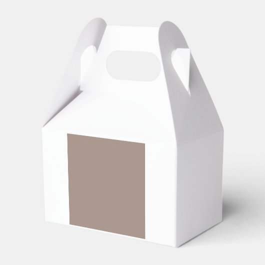 Een bruine muur met een bedankdoosjes (Voorkant Zijde)