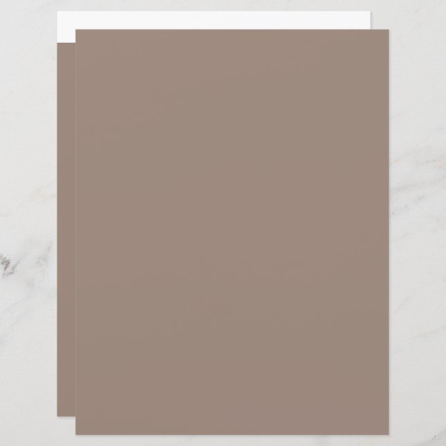 Een bruine muur met een klok erop (Voorkant / Achterkant)