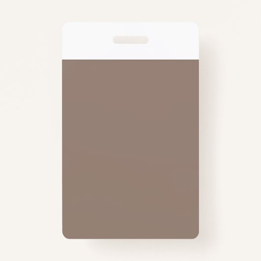 Een bruine muur met een klok erop badge (Achterkant)