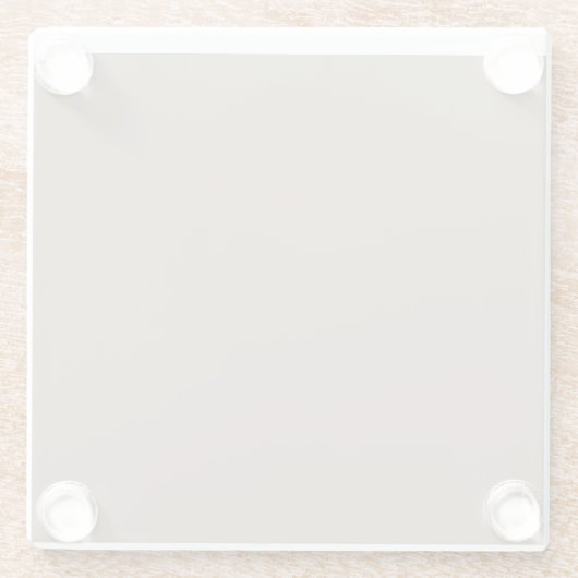 Een bruine muur met een klok erop glazen onderzetter (Achterkant)