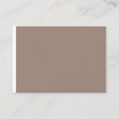 Een bruine muur met een plaatskaartje (Voorkant)