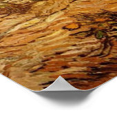 Een bruinend boerenkoppel dat gaat werken poster (Hoek)