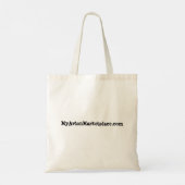 Een budgetvriendelijk Canvas Canvas tas-Hug je Avi Tote Bag (Achterkant)