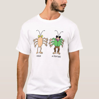 Een Bug/A-functie T-shirt