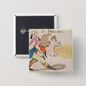 Een Bugaboo!!! Vierkante Button 5,1 Cm (Voorkant /achterkant)