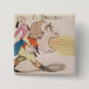 Een Bugaboo!!! Vierkante Button 5,1 Cm