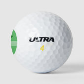 Een buitenaards wezen op St. Patrick's Golfballen (Logo)