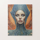 Een buitenaardse vrouw legpuzzel (Verticaal)