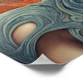 Een buitenaardse vrouw poster (Hoek)