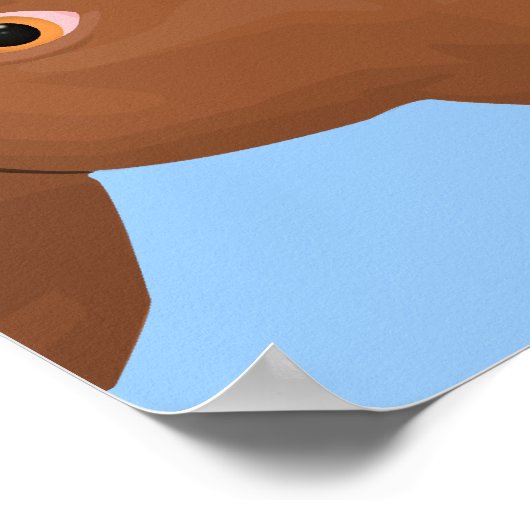 Een bull portret dat van de Stomme Pit uit Popping Poster (Hoek)