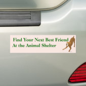 Een Bumpersticker aannemen op vrijdag 17 (Op auto)