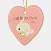 een BUN in de oven (roze) Keramisch Ornament (Links)