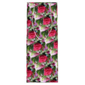 Een bundel bloemen, met inbegrip van rode rozen wijn cadeautas (Achterkant)