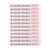 Een bundel Cupcakes Adresetiketten (Vel)