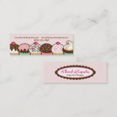 Een bundel Cupcakes Mini Visitekaartje (Voorkant / Achterkant)