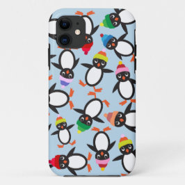Een bundel Cute Penguins Collage Phone Case