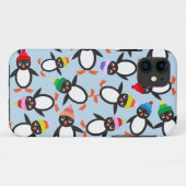 Een bundel Cute Penguins Collage Phone Case (Achterkant (horizontaal))