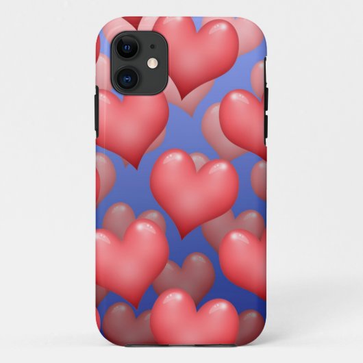 Een bundel harten Case-Mate iPhone case (Achterkant)