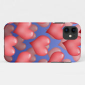 Een bundel harten Case-Mate iPhone case (Achterkant (horizontaal))
