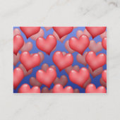 Een bundel harten visitekaartje (Achterkant)