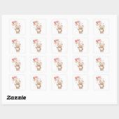 Een Bundel Liefde Vierkante Sticker (Vel)