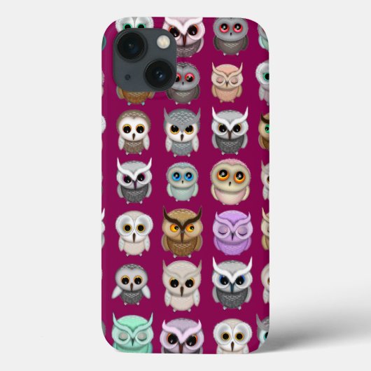 Een bundel van Cute Owls Design Case-Mate iPhone Case (Achterkant)