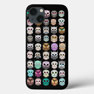 Een bundel van Cute Owls Design iPhone 13 Hoesje