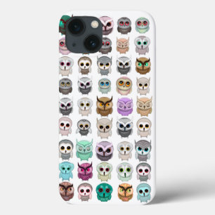 Een bundel van Cute Owls Design iPhone 13 Hoesje