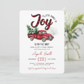 Een bundel van de uitnodiging van het Baby shower  (Staand voorkant)