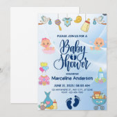 Een bundel van vreugde is op weg! Je bent uitgenod Kaart (Voorkant / Achterkant)