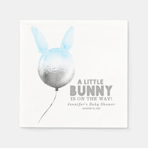 Een Bunny Balloon Baby shower Servet