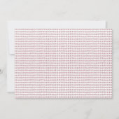 Een Bunny Birthday Party fotouitnodiging Kaart (Achterkant)