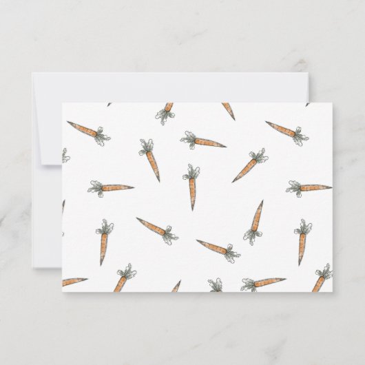 Een Bunny Boy Birthday Bedankkaart (Achterkant)