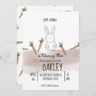 Een Bunny Boy Birthday Kaart