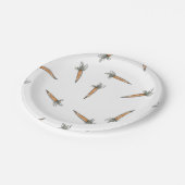 Een Bunny Boy Birthday Papieren Bordje (Gekanteld)