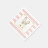 Een Bunny draait één (Bunny Ears)-DOUANE Servet (Hoek)