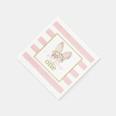 Een Bunny draait er één (Bunny Ears) Servet (Hoek)