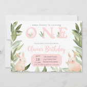 Een Bunny draait er een Kaart (Voorkant)