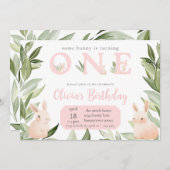 Een Bunny draait er een Kaart (Voorkant / Achterkant)