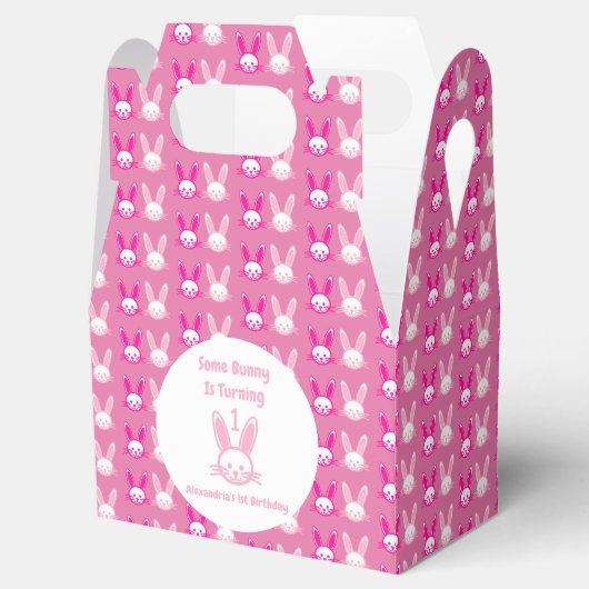 Een Bunny draait om een dag Bedankdoosjes (Geopend)