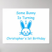 Een Bunny draait om een dag Poster (Voorkant)